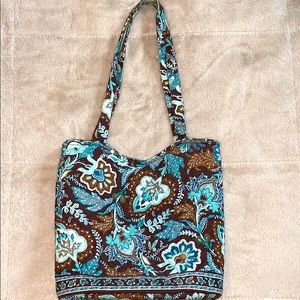 Vera Bradley teal and brown purse